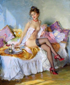 Nacktheit des Impressionismus Werke - Douce Matinée impressionistischen Akt